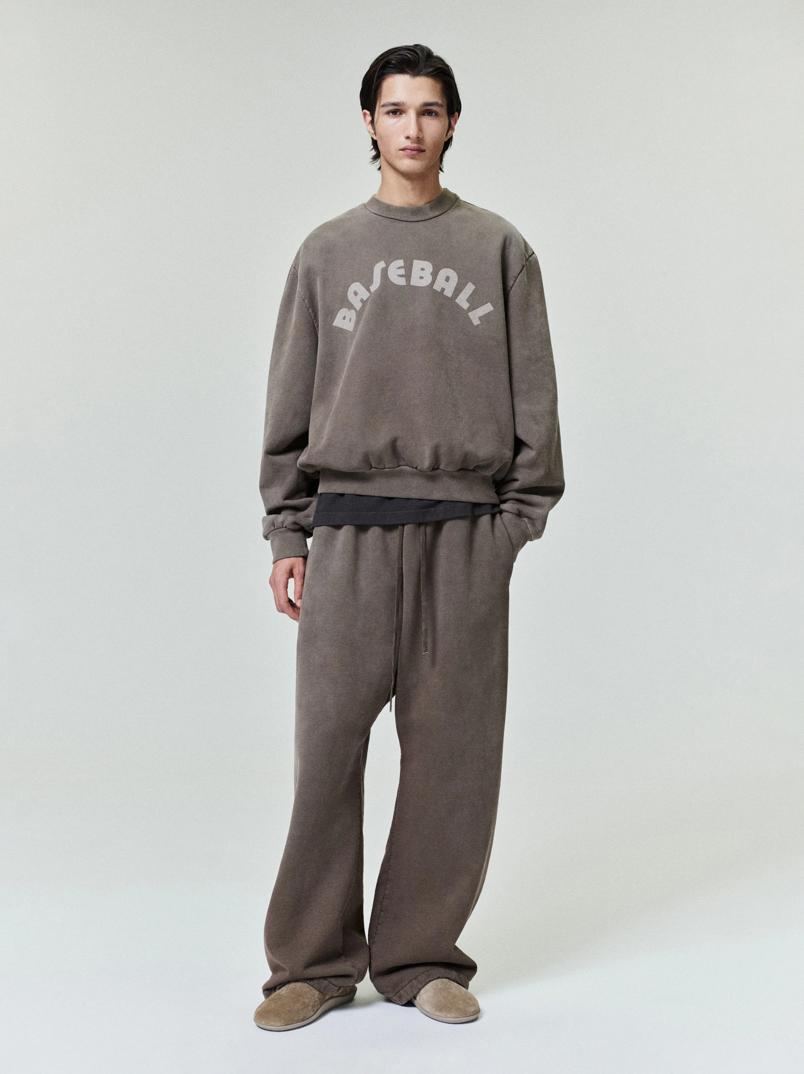 Sunfaded Wide Leg Sweatpant