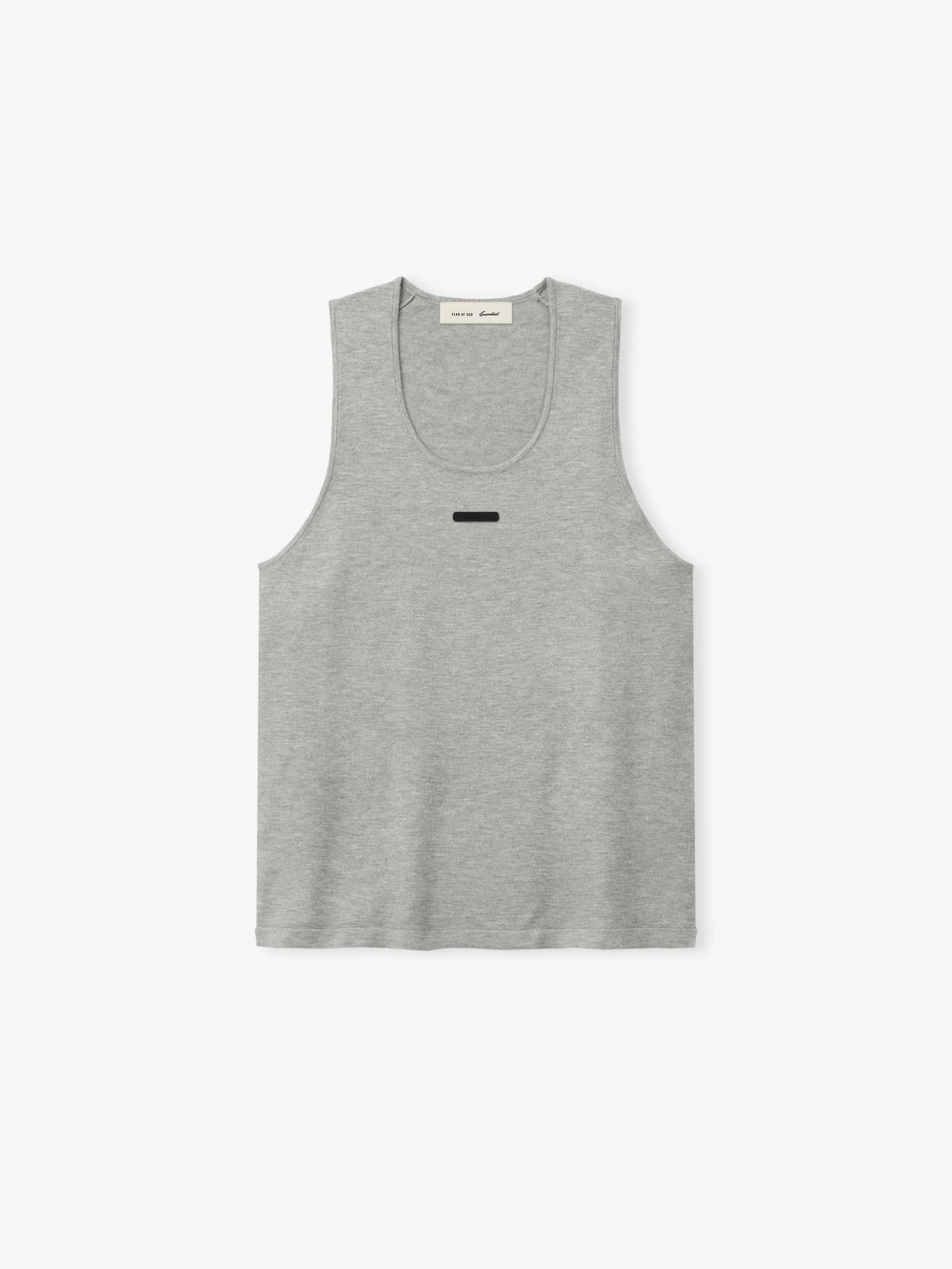 Womens Classic Rib Knit Tank