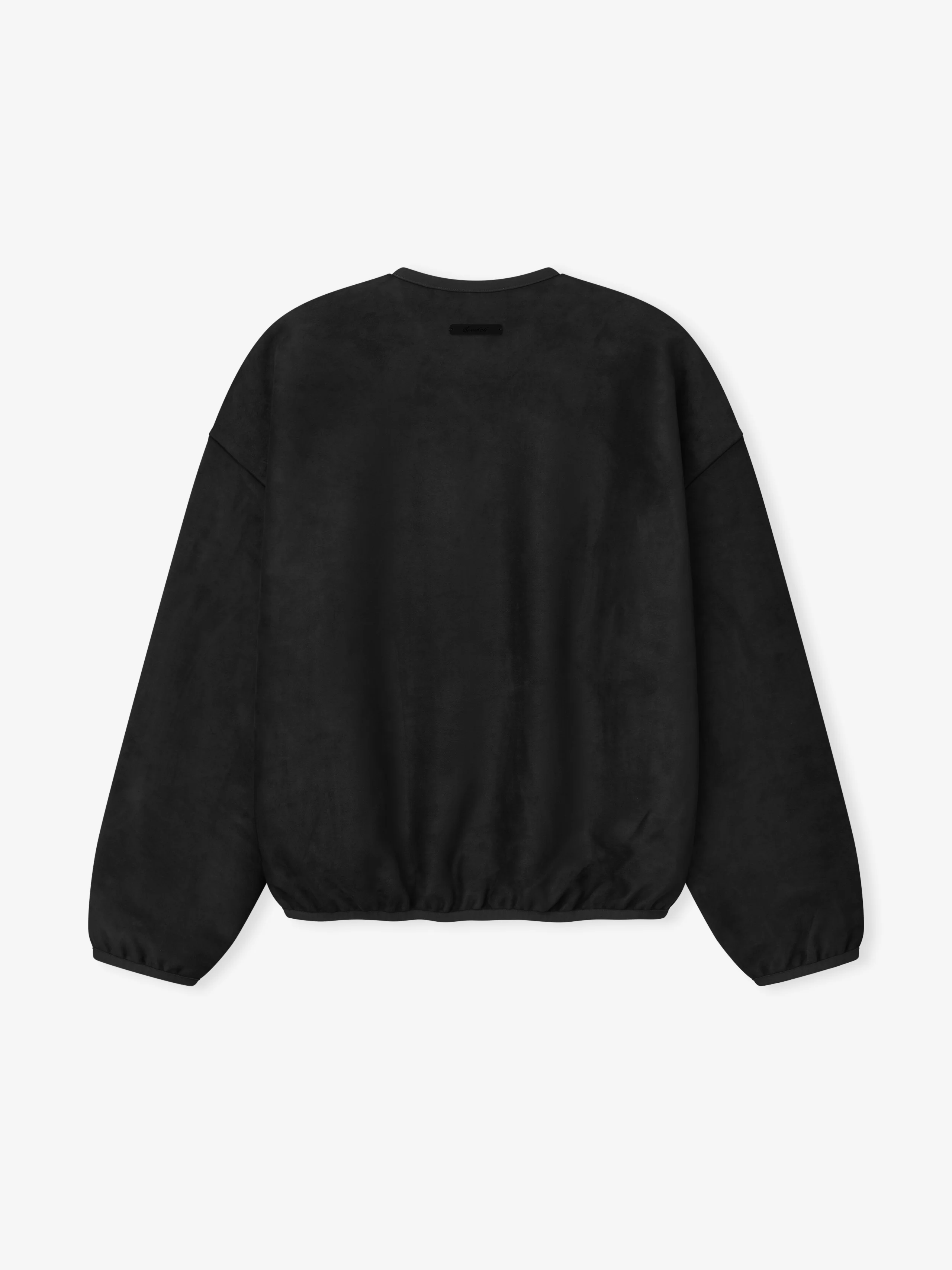 Suede Fleece Signature Modern Crewneck Sweatshirt - Image 2