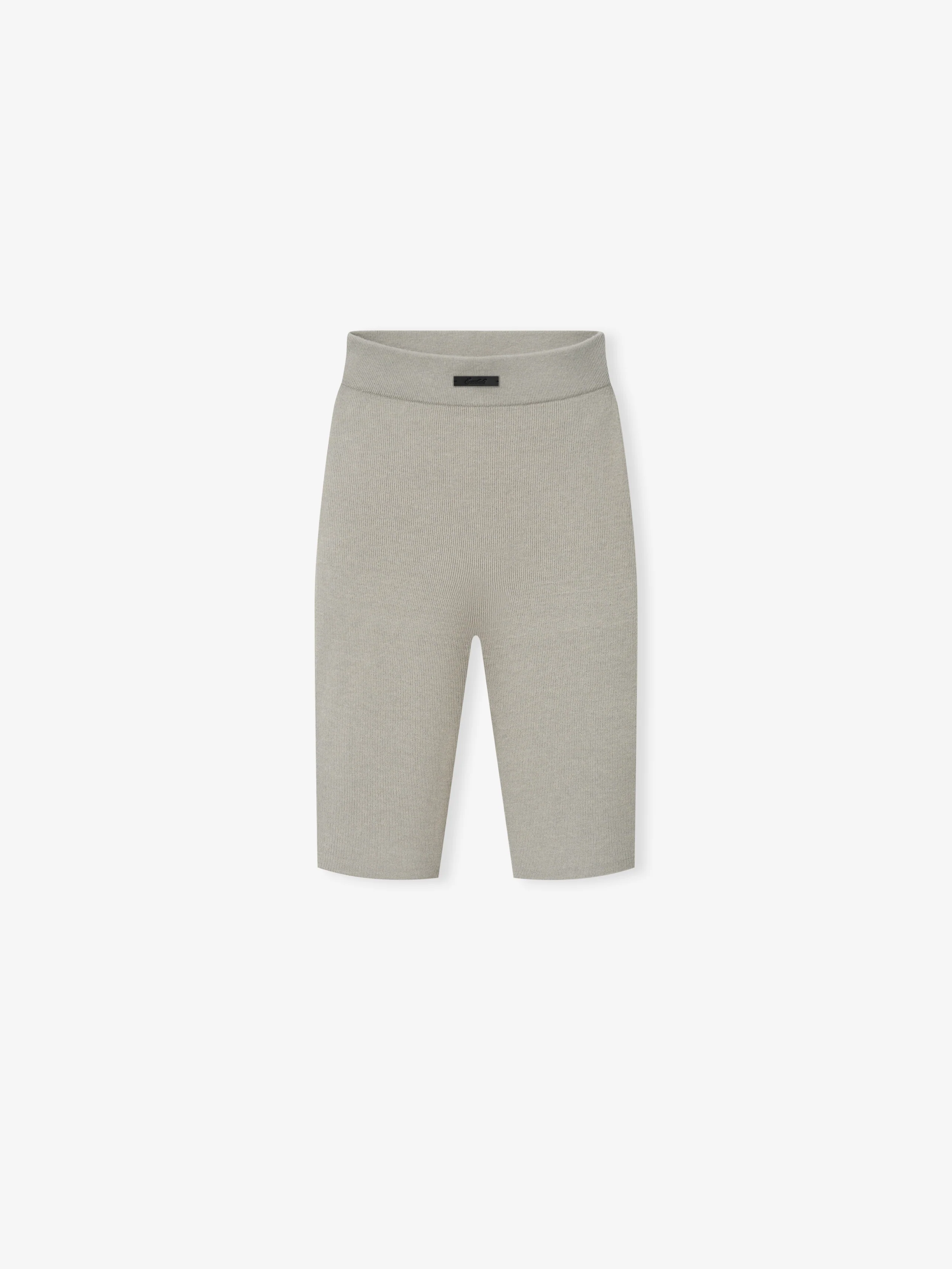 Womens Rib Knit Biker Short